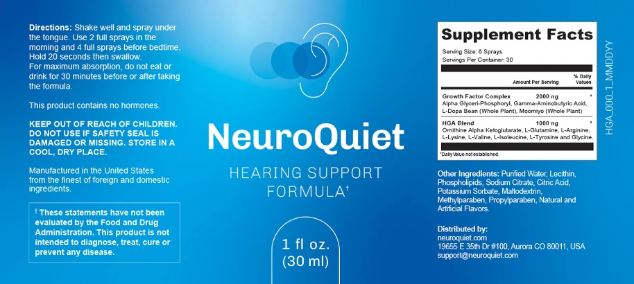 neuroquiet-supplement-facts